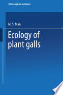 Ecology of plant galls.