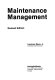 Maintenance management /