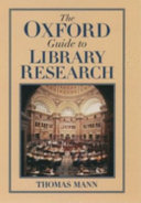 The Oxford guide to library research /