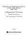 Political and diplomatic history of the Arab world, 1900-1967, a biographical dictionary /