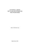 Internal wars : rethinking problem and response /