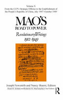 Mao's road to power : revolutionary writings 1912-1949 /