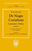De nugis curialium = Courtiers' trifles /