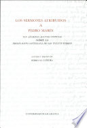 Los sermones atribuidos a Pedro Marín : van añadidas algunas noticias sobre la predicación castellana de San Vicente Ferrer /