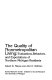 The quality of nonmetropolitan living : evaluations, behaviors, and expectations of northern Michigan residents /