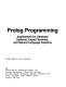 Prolog programming : applications for database systems, expert systems, and natural language systems /