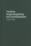 Taxation, wage bargaining and unemployment /