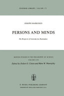 Persons and minds : the prospects of nonreductive materialism /