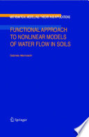 Functional approach to nonlinear models of water flow in soils /