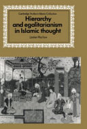 Hierarchy and egalitarianism in Islamic thought /