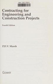 Contracting for engineering and construction projects /