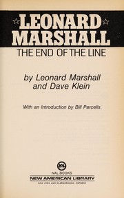 Leonard Marshall : the end of the line /
