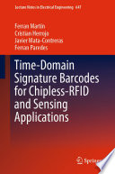 Time-Domain Signature Barcodes for Chipless-RFID and Sensing Applications /