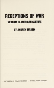 Receptions of war : Vietnam in American culture /