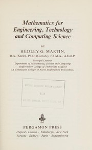 Mathematics for engineering, technology, and computing science /