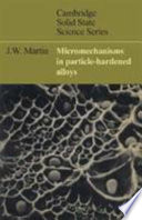 Micromechanisms in particle-hardened alloys /