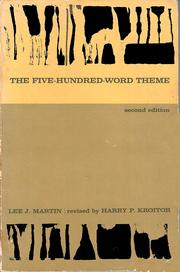 The five-hundred-word theme /