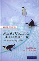 Measuring behaviour : an introductory guide /