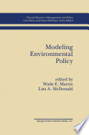 Modeling Environmental Policy /