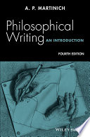 Philosophical writing : an introduction /