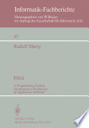 PISA : A Programming System for Interactive Production of Application Software /