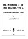 Documentation of the United Nations system : co-ordination in its bibliographic control /