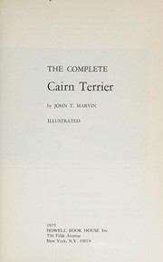 The complete Cairn terrier /
