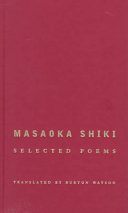 Masaoka Shiki : selected poems /