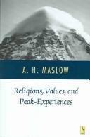 Religions, values, and peak-experiences /