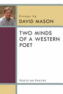 Two minds of a western poet : essays /