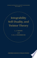 Integrability, self-duality, and twistor theory /