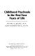 Childhood psychosis in the first four years of life /