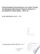 Environmental characteristics and water quality of hydrologic benchmark network stations in the midwestern United States, 1963-95 /