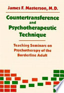 Countertransference and psychotherapeutic technique : teaching seminars on psychotherapy of the borderline adult /