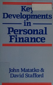 Key developments in personal finance /