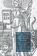 Writing, gender, and state in early modern England : identity formation and the female subject /