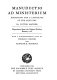 Manuductio ad ministerium : directions for a candidate of the ministry /