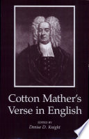 Cotton Mather's verse in English /
