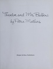 Theodor and Mr. Balbini /