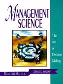 Management science : the art of decision making /