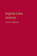 English-Lahu lexicon /