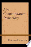 Afro-communitarian democracy /