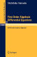 First order algebraic differential equations : a differential algebraic approach /