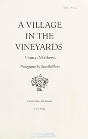 A village in the vineyard /