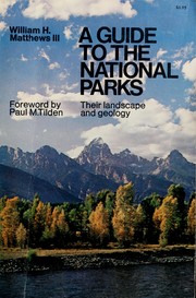 A guide to the national parks : their landscape and geology /