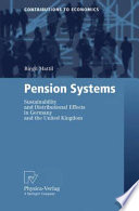 Pension systems : sustainability and distributional effects in Germany and the United Kingdom /