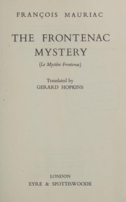 The Frontenac mystery = (Le mystère Frontenac) /