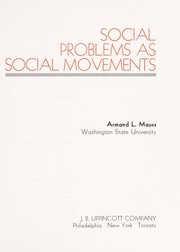 Social problems as social movements /