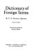 Dictionary of foreign terms /