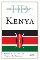 Historical dictionary of Kenya /